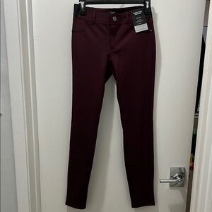 Burgundy Skinny Jeans